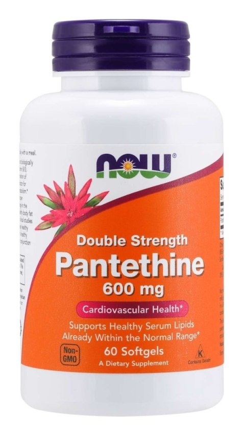 NOW Foods NOW FOODS Double Strength Pantethine 600 mg (60 kaps.)