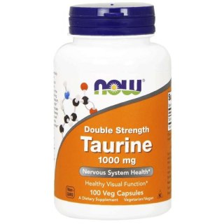 NOW Foods NOW FOODS Double Strength Taurine - Tauryna 1000 mg (100 kaps.)