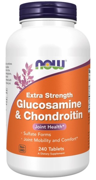 NOW Foods NOW FOODS Extra Strength Glucosamine & Chondroitin (240 tabl.)
