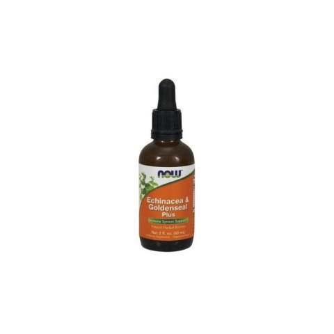 NOW Foods NOW FOODS Echinacea i Goldenseal Plus - Jeżówka Purpurowa i Gorzknik Kanadyjski (60 ml)