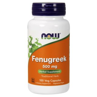 NOW Foods NOW FOODS Fenugreek - Kozieradka 500 mg (100 kaps.)