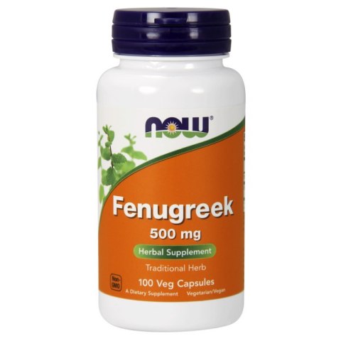 NOW Foods NOW FOODS Fenugreek - Kozieradka 500 mg (100 kaps.)