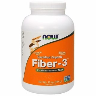 NOW Foods NOW FOODS Fiber-3 - Błonnik (454 g)