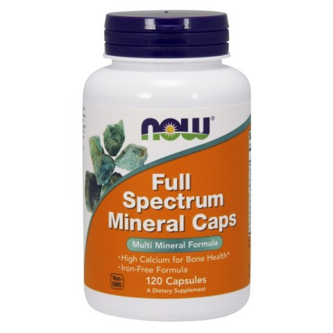 NOW Foods NOW FOODS Full Spectrum Mineral Caps - Minerały dla dorosłych (120 kaps.)