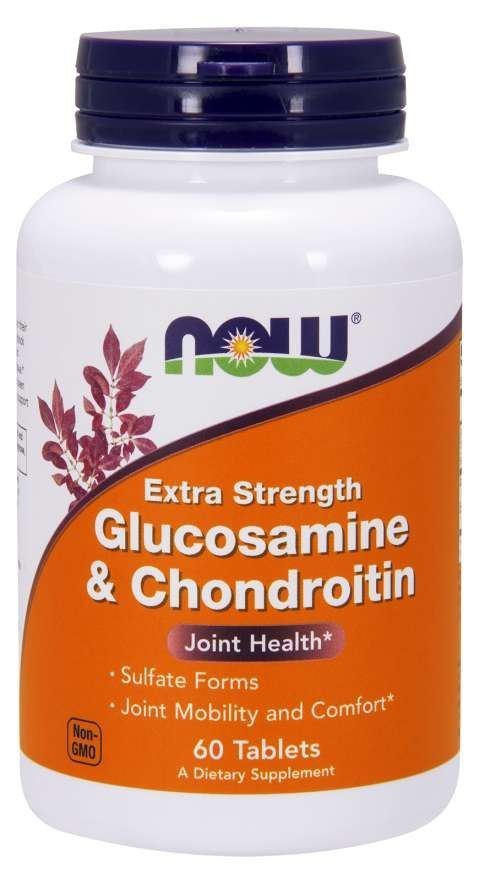 NOW Foods NOW FOODS Glukozamina i Chondroityna (60 tabl.)