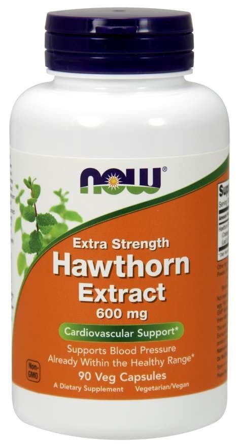 NOW Foods NOW FOODS Hawthorn Extract - Głóg 600 mg (90 kaps.)