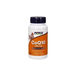 NOW Foods NOW FOODS Koenzym Q10 100 mg i Głóg 400 mg (90 kaps.)