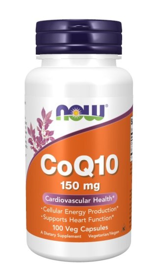 NOW Foods NOW FOODS Koenzym Q10 150 mg z lecytyną 70 mg (100 kaps.)