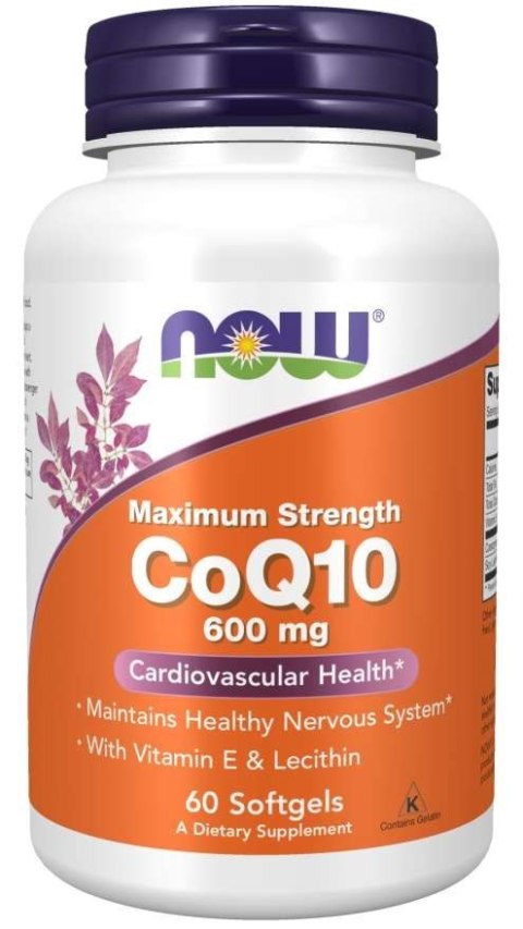 NOW Foods NOW FOODS Koenzym Q10 600 mg (60 kaps.)