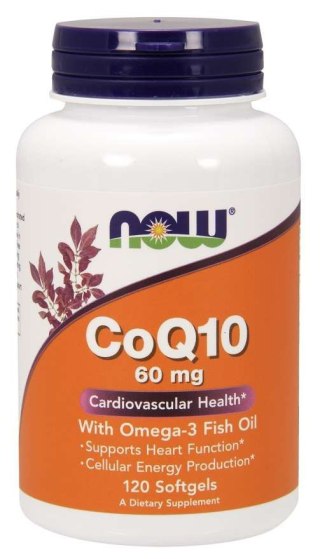 NOW Foods NOW FOODS Koenzym Q10 i Omega-3 (120 kaps.)