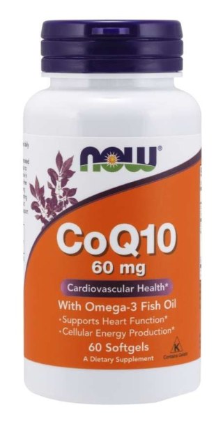 NOW Foods NOW FOODS Koenzym Q10 i Omega-3 (60 kaps.)