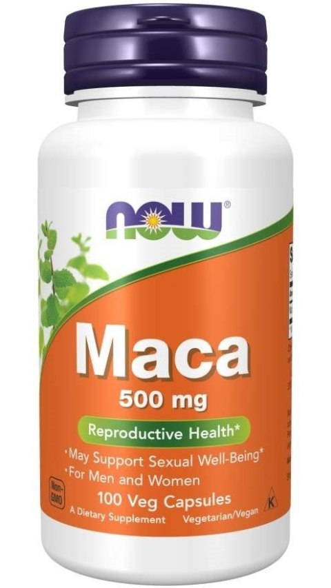 NOW Foods NOW FOODS Korzeń Maca 500 mg (100 kaps.)