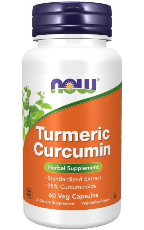 NOW Foods NOW FOODS Kurkumina - Turmeric Curcumin 95% (60 kaps.)