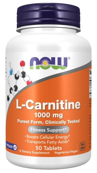 NOW Foods NOW FOODS L-Carnitine 1000 mg (50 tabl.)