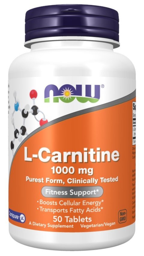 NOW Foods NOW FOODS L-Carnitine 1000 mg (50 tabl.)