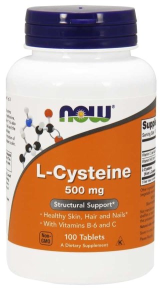 NOW Foods NOW FOODS L-Cysteina (100 tabl.)