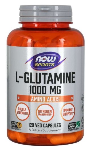 NOW Foods NOW FOODS L-Glutamina (120 kaps.)
