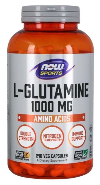 NOW Foods NOW FOODS L-Glutamina (240 kaps.)