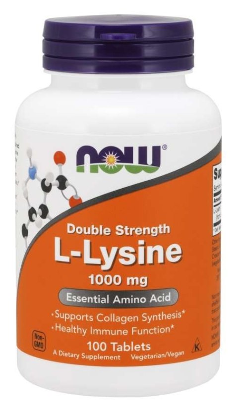 NOW Foods NOW FOODS L-Lizyna 1000 mg (100 tabl.)