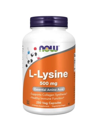 NOW Foods NOW FOODS L-Lizyna 500 mg (250 kaps.)
