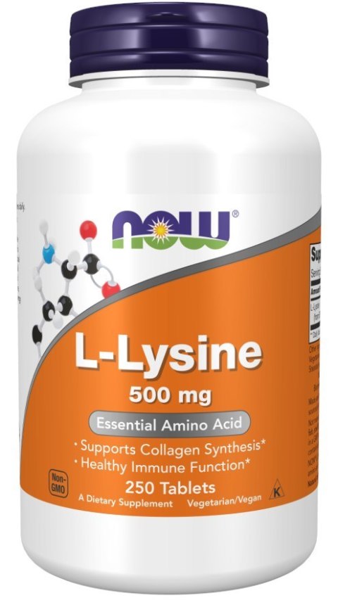 NOW Foods NOW FOODS L-Lizyna 500 mg (250 tabl.)