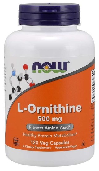 NOW Foods NOW FOODS L-Ornithine 500 mg (120 kaps.)