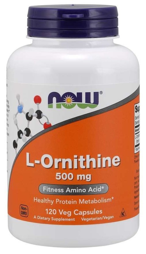 NOW Foods NOW FOODS L-Ornithine 500 mg (120 kaps.)