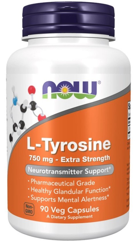 NOW Foods NOW FOODS L-Tyrosine 750 mg (90 kaps.)