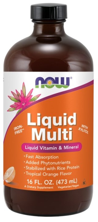 NOW Foods NOW FOODS Liquid Multi - Multiwitamina w płynie (473 ml)