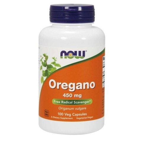 NOW Foods NOW FOODS Liść Oregano 450 mg (100 kaps.)