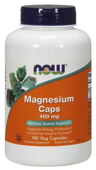 NOW Foods NOW FOODS Magnesium Caps - Magnez 400 mg (180 kaps.)