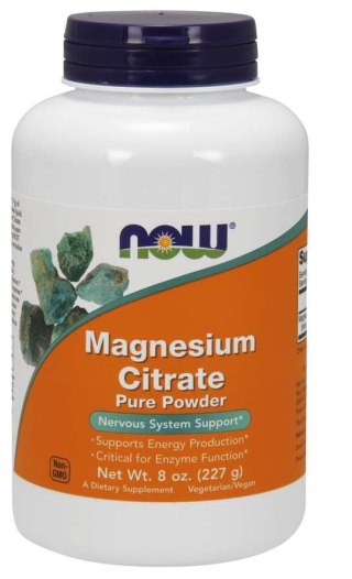 NOW Foods NOW FOODS Magnesium Citrate - Cytrynian Magnezu (227 g)