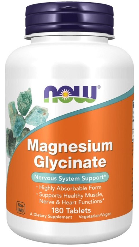 NOW Foods NOW FOODS Magnesium Glycinate (180 tabl.)