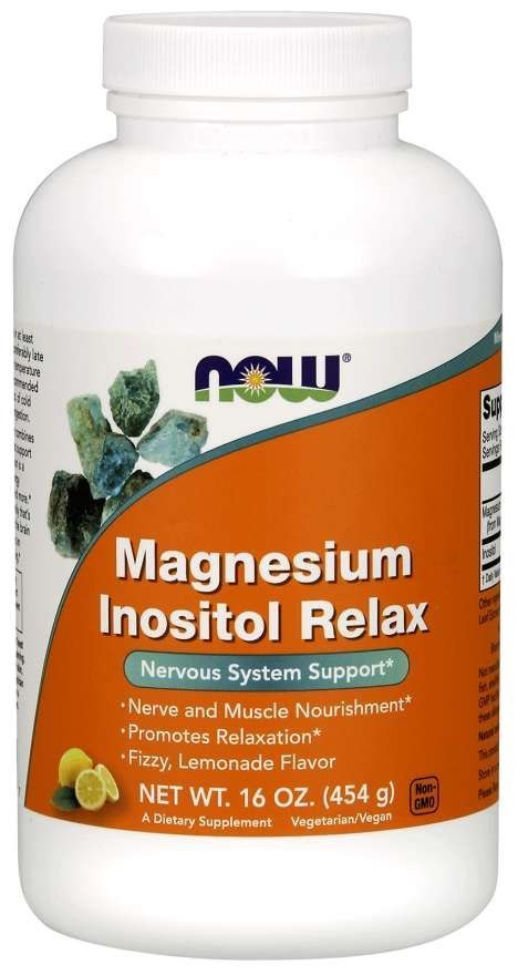 NOW Foods NOW FOODS Magnesium Inositol Relax - Magnez + Inozytol (454 g)