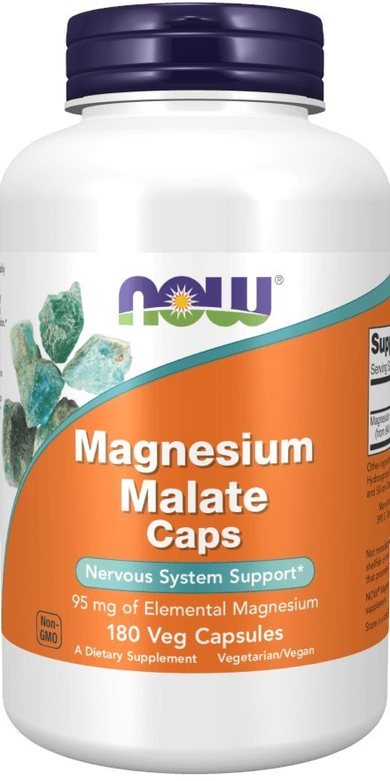 NOW Foods NOW FOODS Magnesium Malate (180 kaps.)