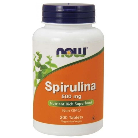 NOW Foods NOW FOODS Spirulina 500 mg (200 tabl.)