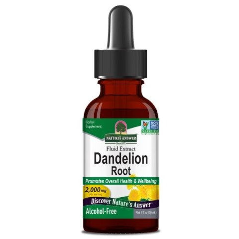 Nature's Answer NATURE'S ANSWER Dandelion Root - Ekstrakt z korzenia mniszka lekarskiego (30 ml)