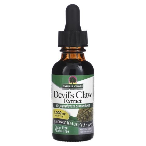 Nature's Answer NATURE'S ANSWER Devil's Claw Extract - Ekstrakt z korzenia czarciego pazura (30 ml)