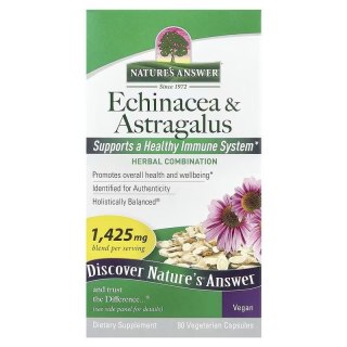 Nature's Answer NATURE'S ANSWER Echinacea & Astragalus - Jeżówka purpurowa & Traganek (90 kaps.)