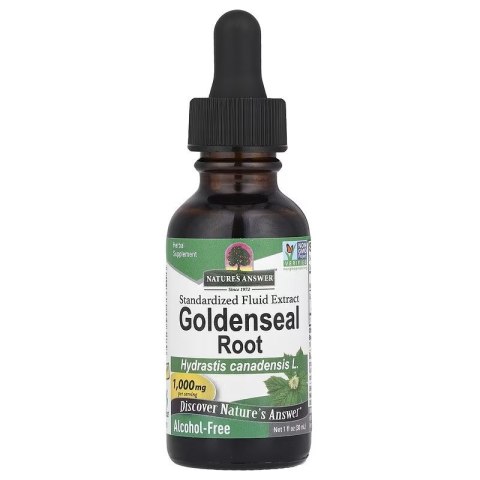Nature's Answer NATURE'S ANSWER Goldenseal Root Liquid - Korzeń gorzknika kanadyjskiego (30 ml)