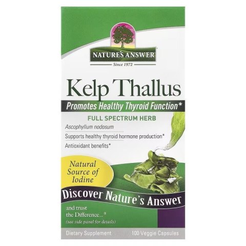 Nature's Answer NATURE'S ANSWER Kelp Thallus - Kelp (100 kaps.)