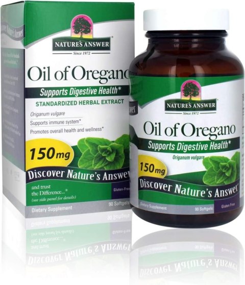Nature's Answer NATURE'S ANSWER Oil of Oregano - Olejek z oregano (90 kaps.)