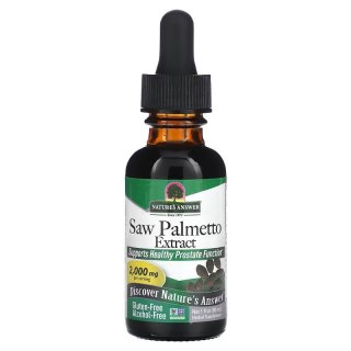 Nature's Answer NATURE'S ANSWER Saw Palmetto Extract - Ekstrakt z Palmy Sabałowej (30 ml)