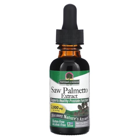 Nature's Answer NATURE'S ANSWER Saw Palmetto Extract - Ekstrakt z Palmy Sabałowej (30 ml)