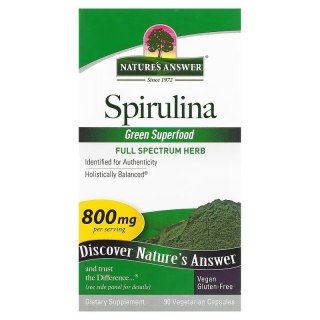 Nature's Answer NATURE'S ANSWER Spirulina (90 kaps.)
