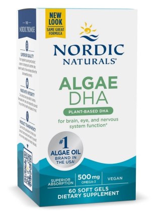 Nordic Naturals NORDIC NATURALS Algae DHA Omega 3 (60 kaps.)