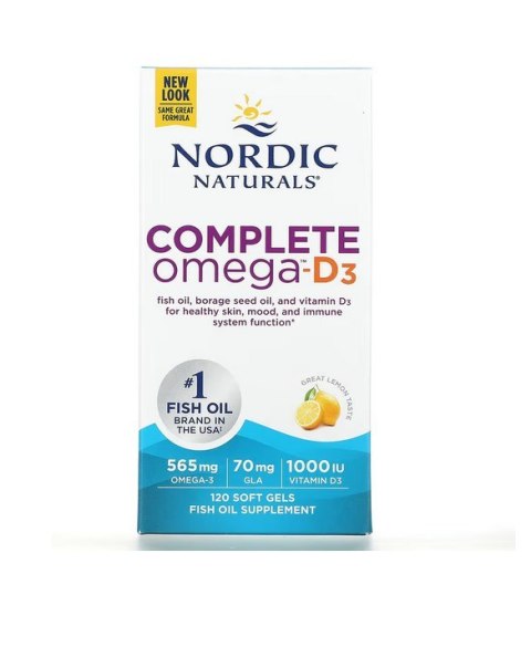 Nordic Naturals NORDIC NATURALS Complete Omega-D3 (120 kaps.)