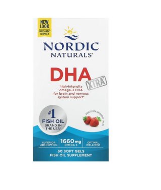 Nordic Naturals NORDIC NATURALS DHA Xtra Omega-3 Oil (60 kaps.)
