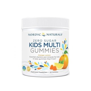 Nordic Naturals NORDIC NATURALS Kids Multi Zero Sugar Orange Lemon (120 żelek)