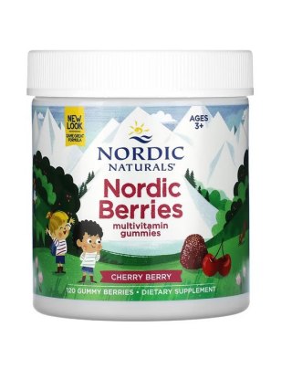 Nordic Naturals NORDIC NATURALS Nordic Berries Cherry Berry (120 żelek)